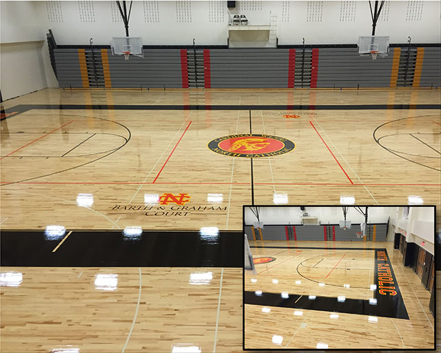 為什么說(shuō)體育館安裝運(yùn)動(dòng)木地板是的選擇